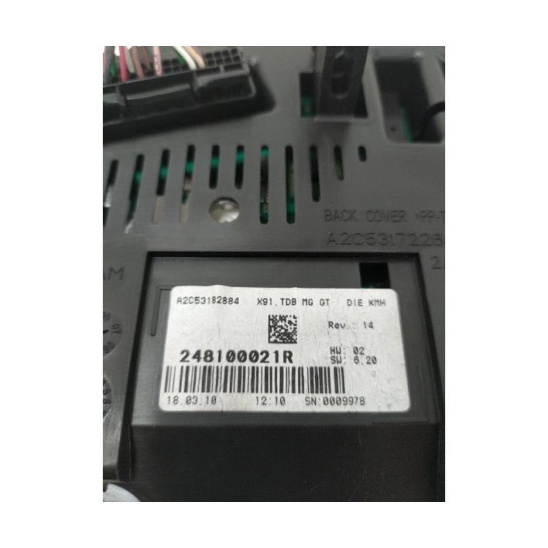 Compteur Renault Laguna 3 Phase 1 Coupe (1)