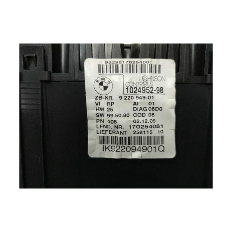 Compteur Bmw Serie 1 E87 Phase 2 (1)
