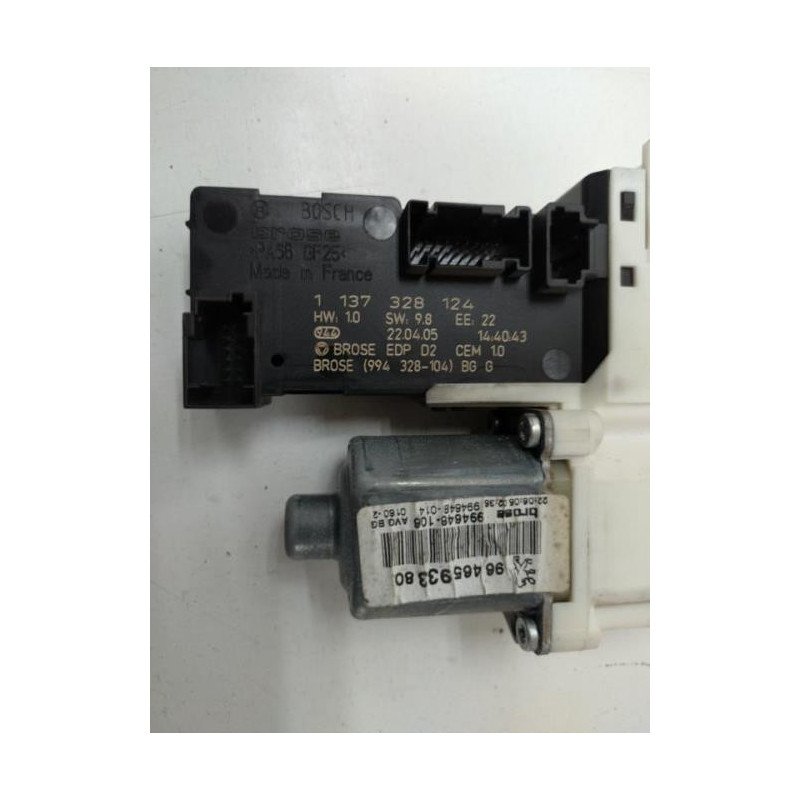 Leve Vitre Electrique Avant Gauche Peugeot 407 Phase 1 Break (1)
