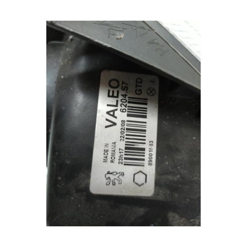 Optique Avant Principal Gauche (feux)(phare) Peugeot 206 Phase 1 (1)