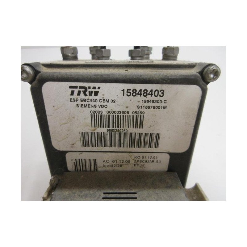 Bloc Abs (freins Anti-blocage) Peugeot 407 Coupe (1)