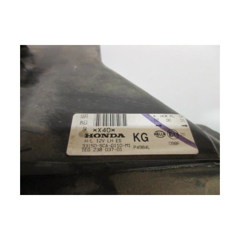 Optique Avant Principal Gauche (feux)(phare) Honda Cr-v 2 Phase 2 (1)
