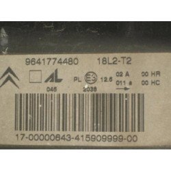Optique Avant Principal Gauche (feux)(phare) Citroen C3 Pluriel Phase 1 Cabriolet (3)