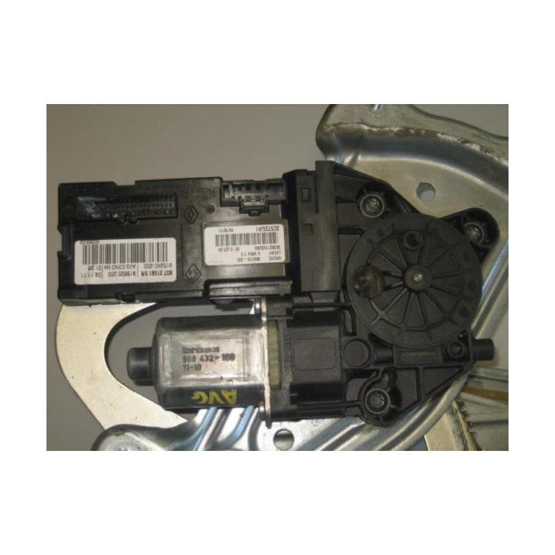 Mecanisme De Leve Vitre Electrique Avant Gauche Renault Megane 3 Phase 1 Coupe (1)