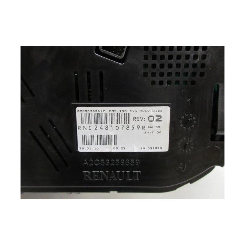 Compteur Renault Megane 3 Phase 1 (1)