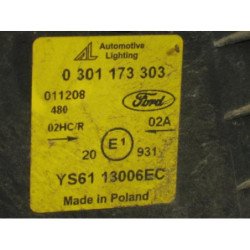 Optique Avant Principal Gauche (feux)(phare) Ford Fiesta 4 Phase 2 (2)