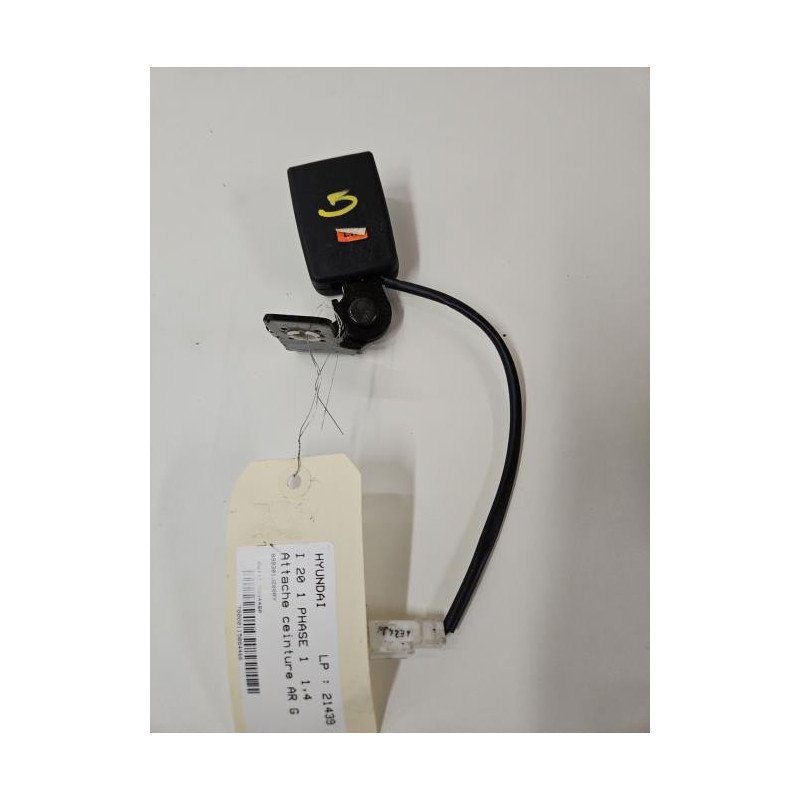 Attache Ceinture Arriere Gauche Hyundai I 20 1 Phase 1 (1)