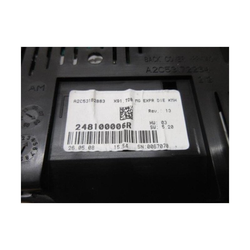 Compteur Renault Laguna 3 Phase 1 (1)