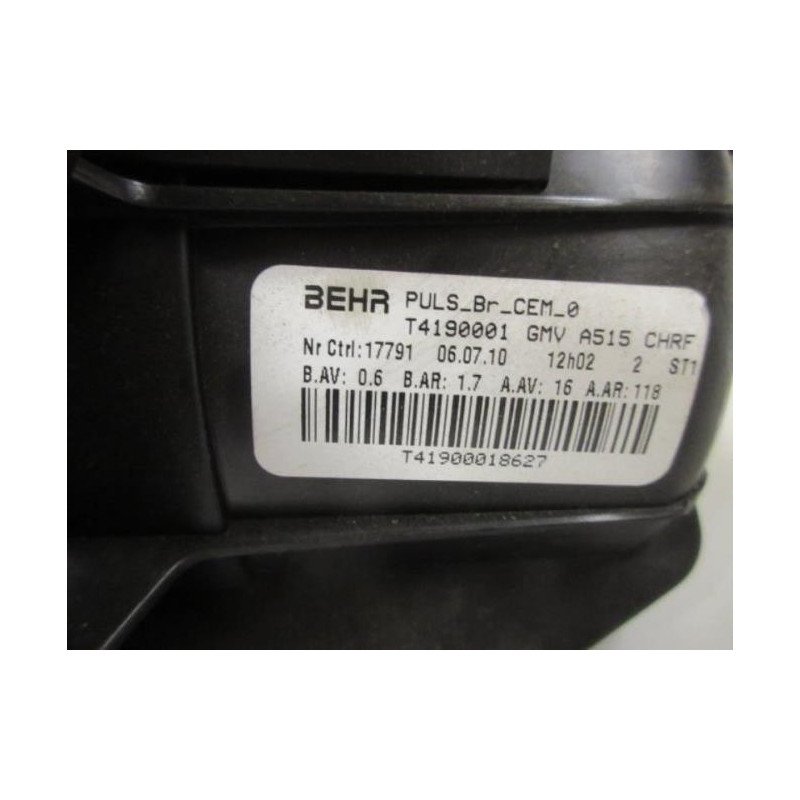 Ventilateur Chauffage Citroen C3 2 Phase 1 (1)