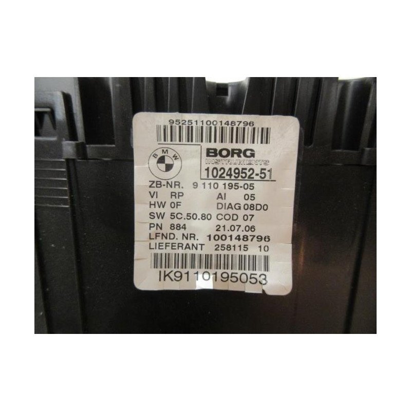 Compteur Bmw Serie 1 E87 Phase 1 (1)