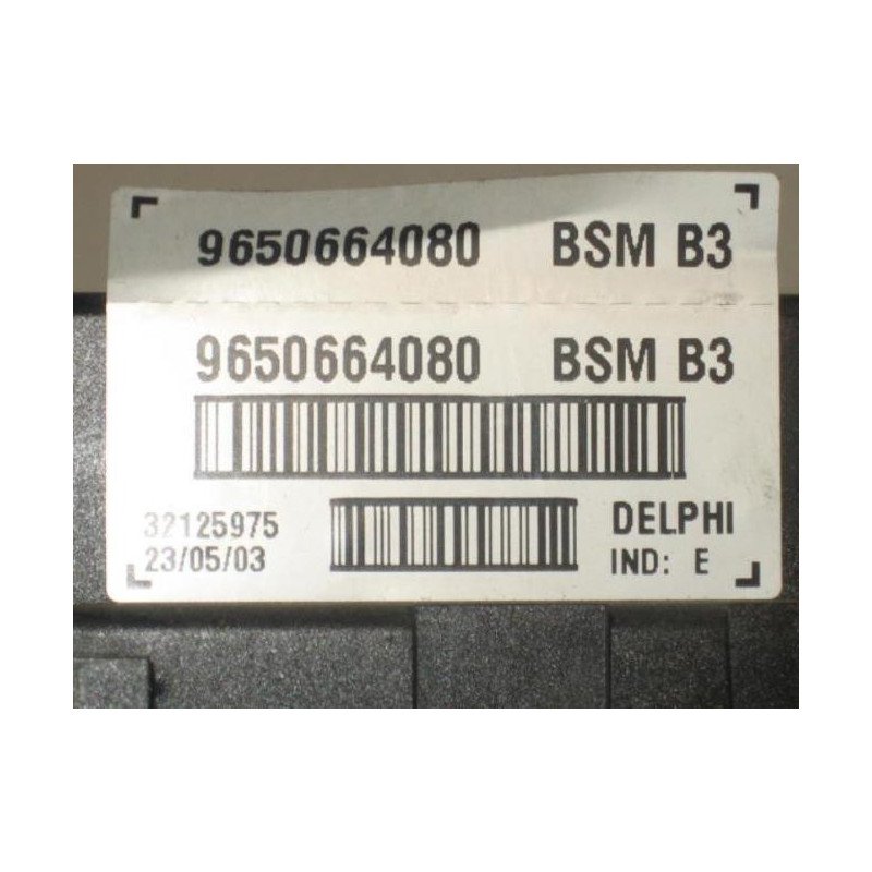Boitier Servitude Moteur (bsm) Peugeot 307 Phase 1 (1)