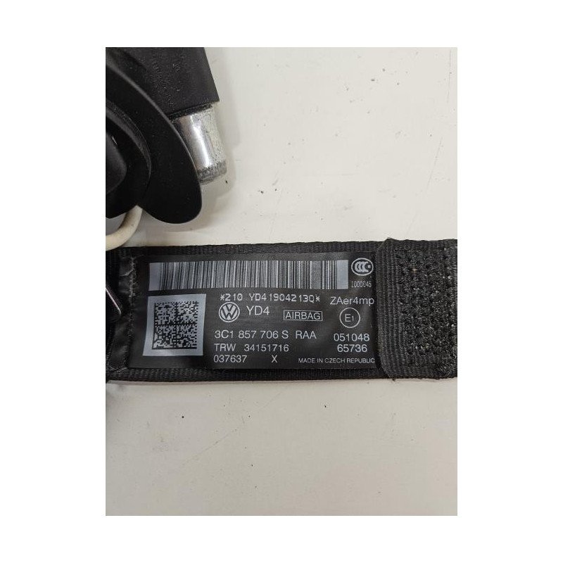 Ceinture Avant Droit Volkswagen Passat 6 Cc Coupe (1)