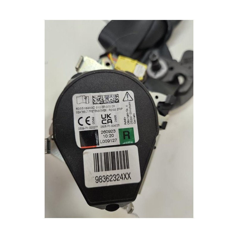 Ceinture Avant Droit Citroen C3 3 Phase 2 (1)