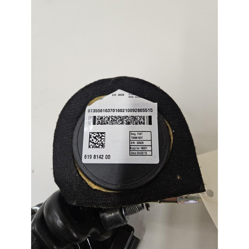 Ceinture Arriere Gauche Fiat Panda 3 Phase 1 (1)