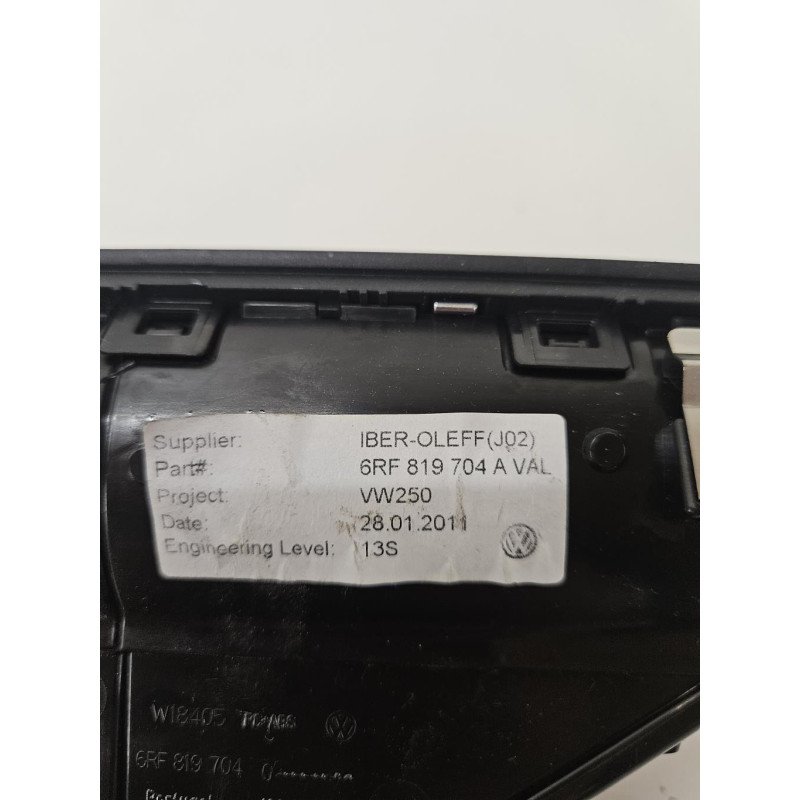 Aerateur Tableau De Bord Avant Droit Volkswagen Polo 5 Phase 1 (1)
