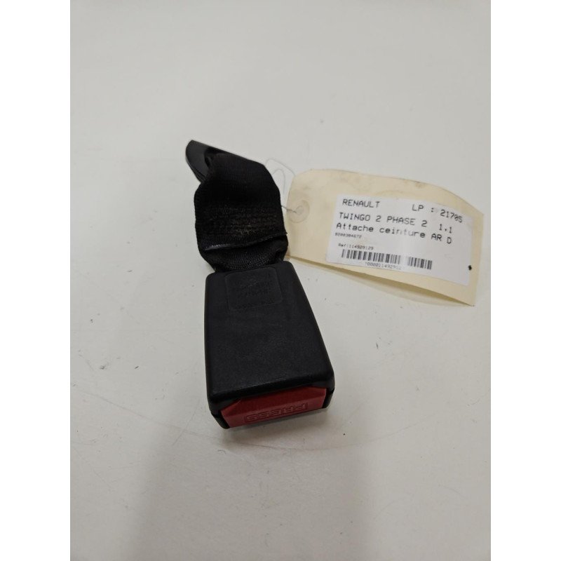 Attache Ceinture Arriere Droit Renault Twingo 2 Phase 2 (1)