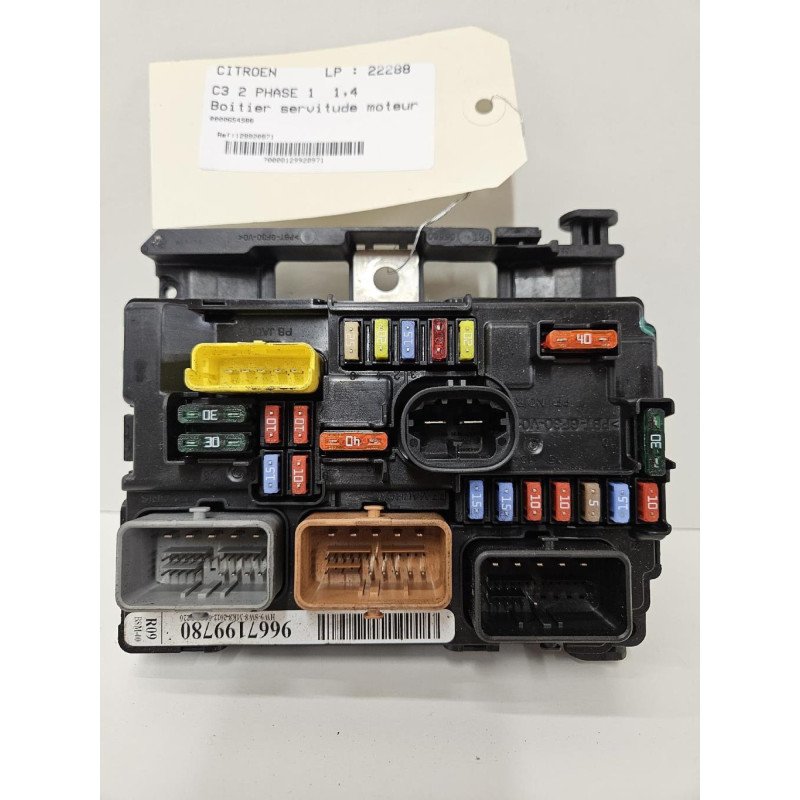Boitier Servitude Moteur (bsm) Citroen C3 2 Phase 1 (1)