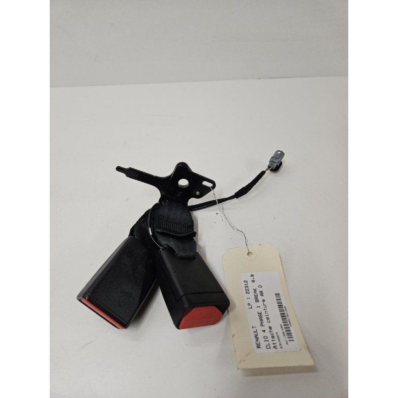 Attache Ceinture Arriere Droit Renault Clio 4 Phase 1 Break (1)