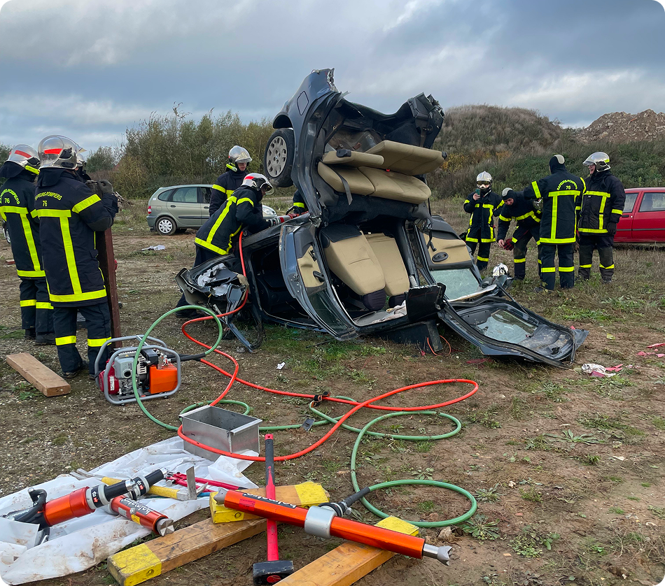 Partenaire pour la formation des pompiers de Normandie